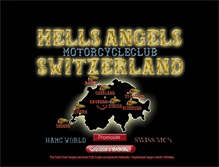 Tablet Screenshot of hellsangels.ch